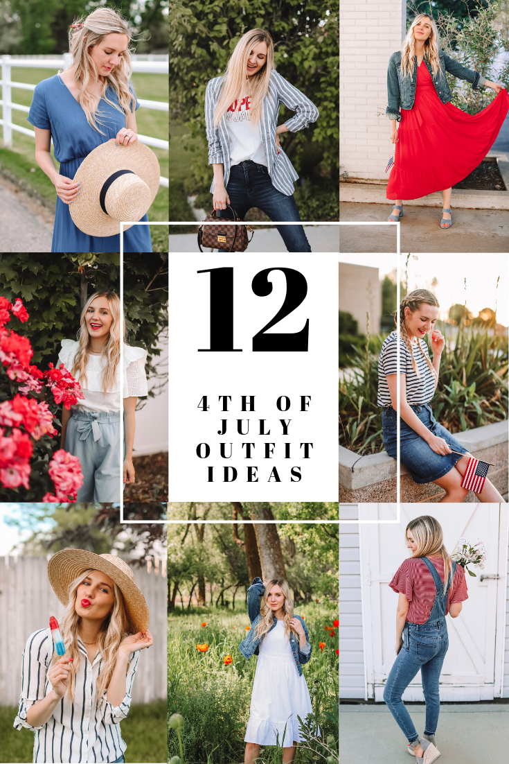 12 outfits for the 4th of July!